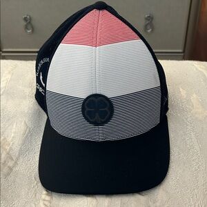 Lucky Brand Red, White, and Black Trucker Hat